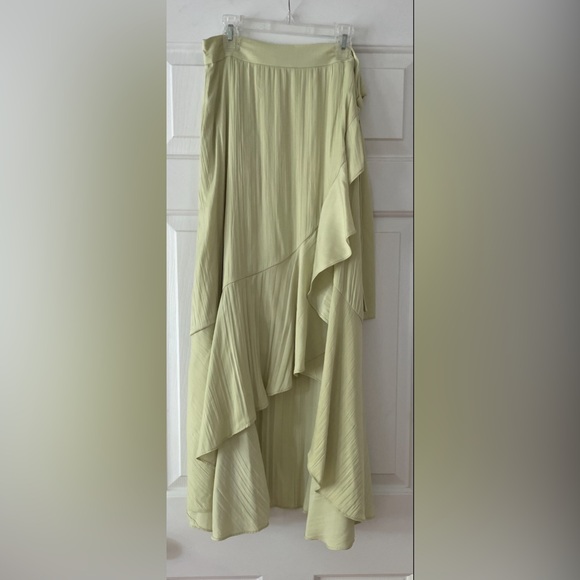 Anthropologie Maeve Ruffled Wrap Maxi Skirt - Picture 4 of 4